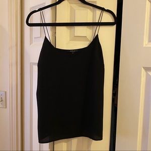 Black Thin Strapped Top